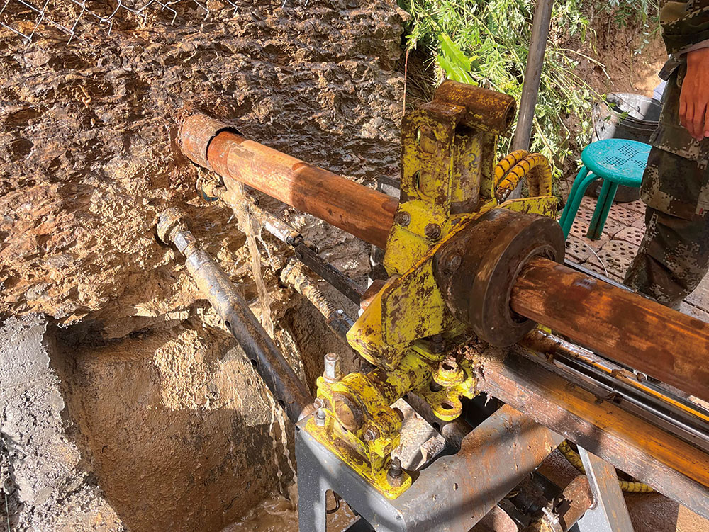 Horizontal core drilling operations