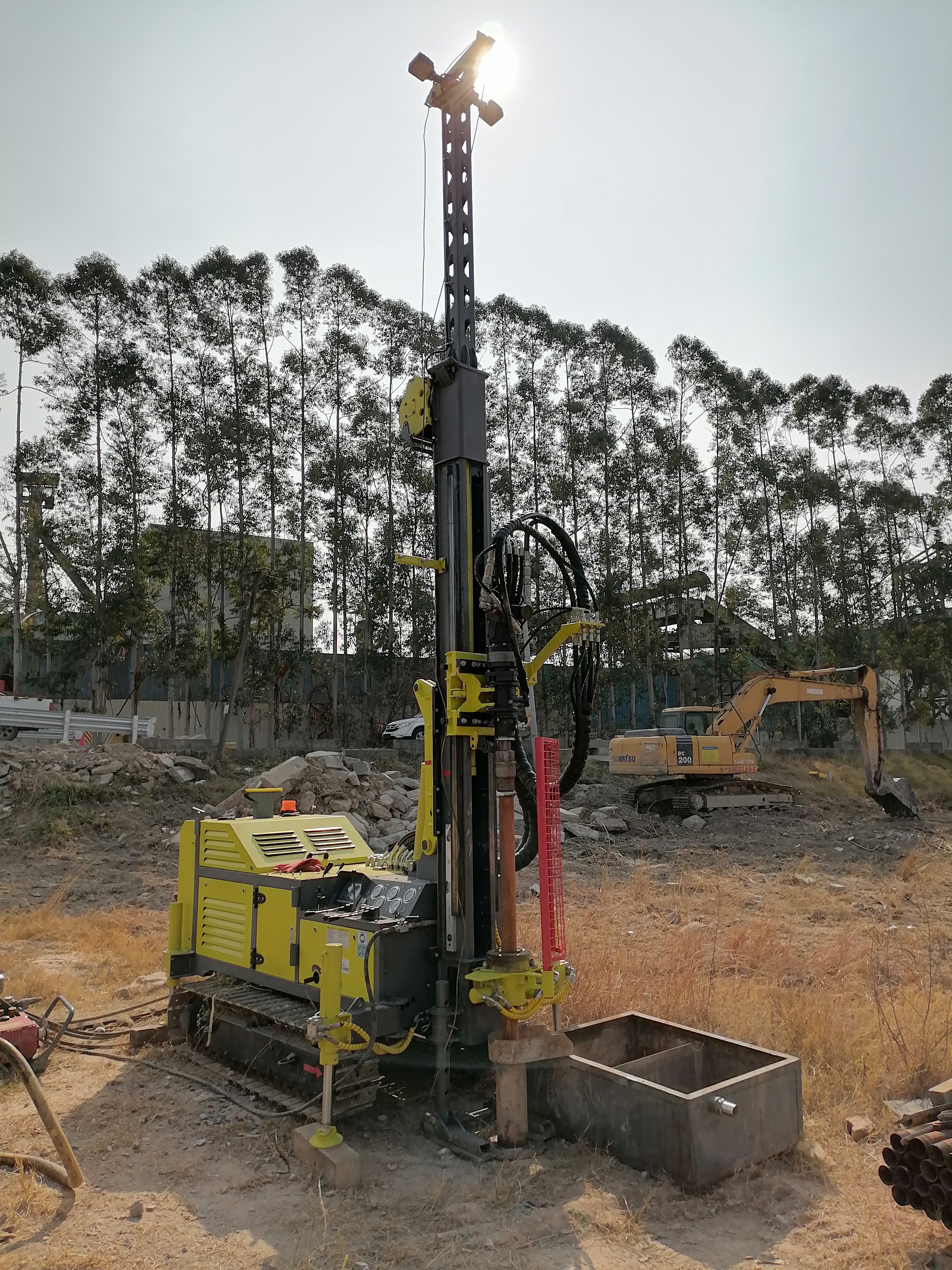 DET300 Core Sample Drill Rig Hydraulic for Exploration
