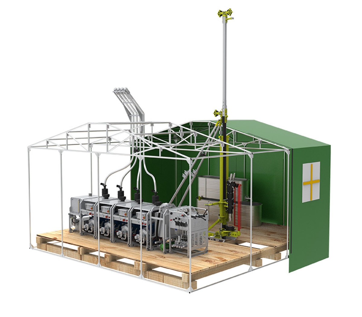 DEP1000G Hydraulic Core Drilling Rig for Solid Mineral Exploration